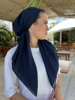 SCARF BAR CLASSIC PRETIED COTTON W/ VELVET GRIP
