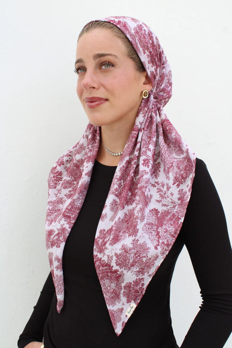 SCARF BAR CLASSIC PRETIED W/ VELVET GRIP