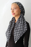 SCARF BAR CLASSIC PRETIED W/ VELVET GRIP