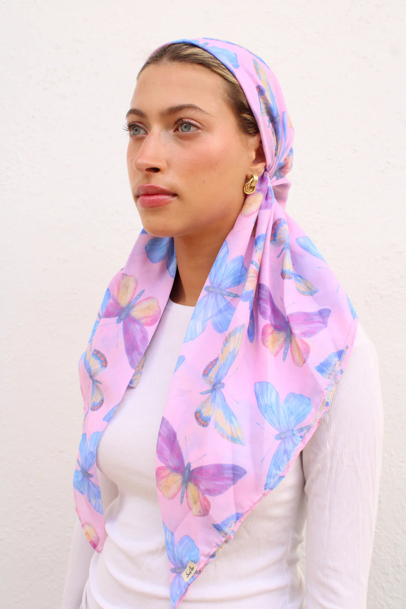 SCARF BAR CLASSIC PRETIED W/ VELVET GRIP
