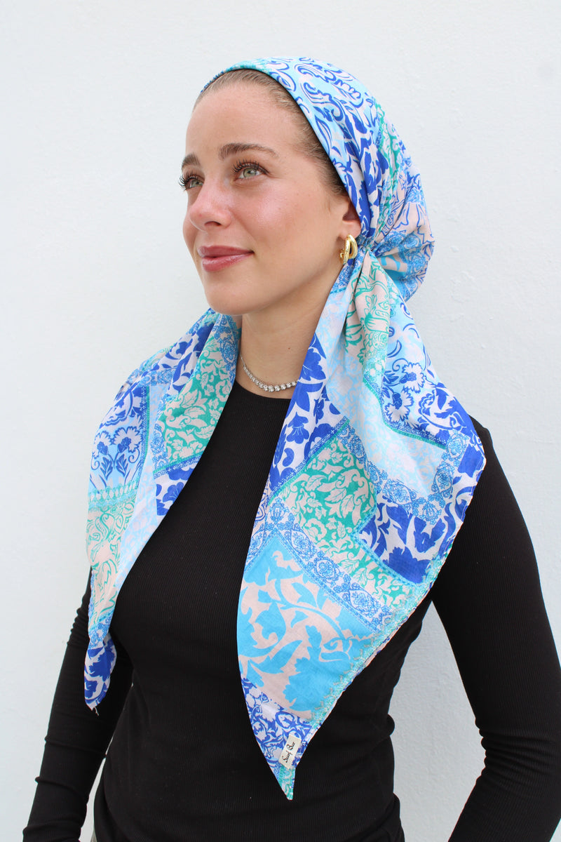 SCARF BAR CLASSIC PRETIED W/ VELVET GRIP