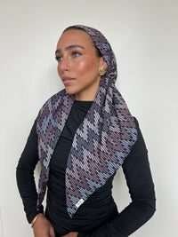 SCARF BAR CLASSIC PRETIED W/ VELVET GRIP