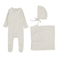 LILETTE BUD FOOTIE 3PC LAYETTE SET