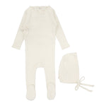 LILETTE FINE POINTELLE FOOTIE + BONNET