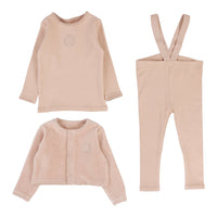 LILETTE VELOUR CARDI LOUNGE 3PC SET