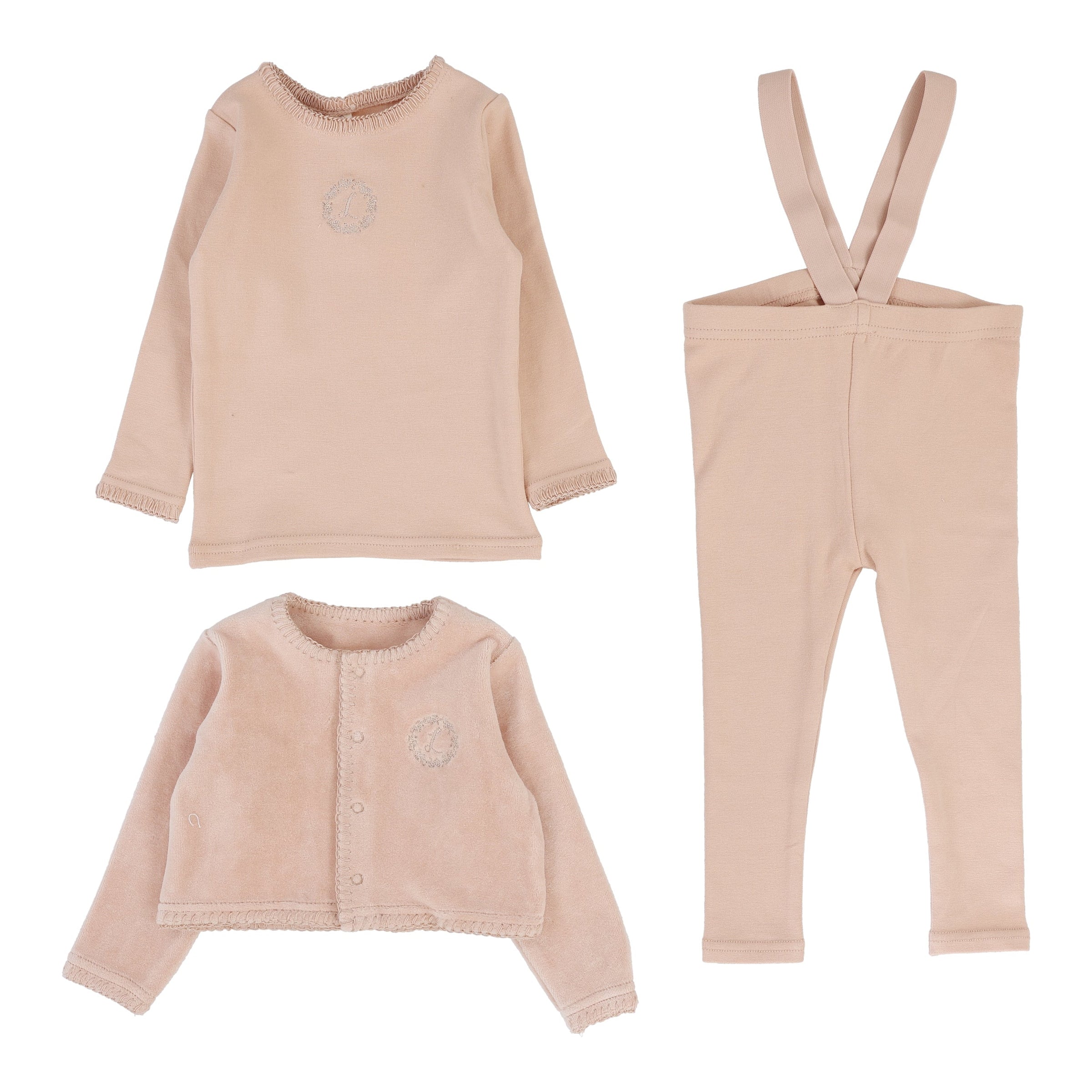 LILETTE VELOUR CARDI LOUNGE 3PC SET
