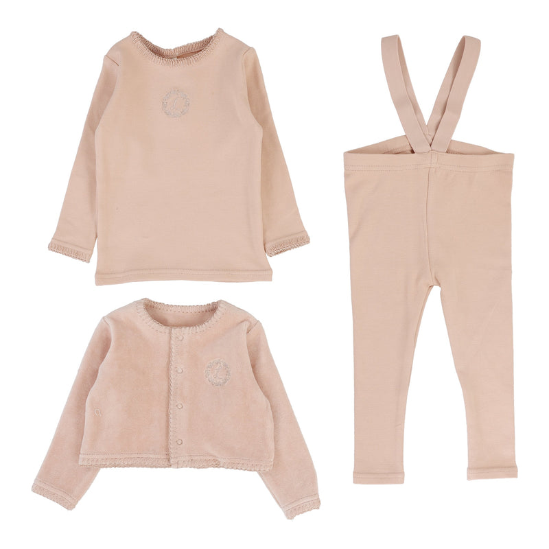LILETTE VELOUR CARDI LOUNGE 3PC SET