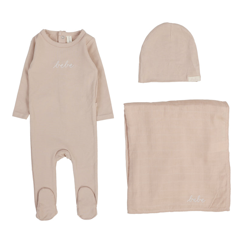 LILETTE TAKE ME HOME BEBE 3PC LAYETTE SET