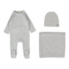 LILETTE CHERRY PRINT 3PC LAYETTE SET