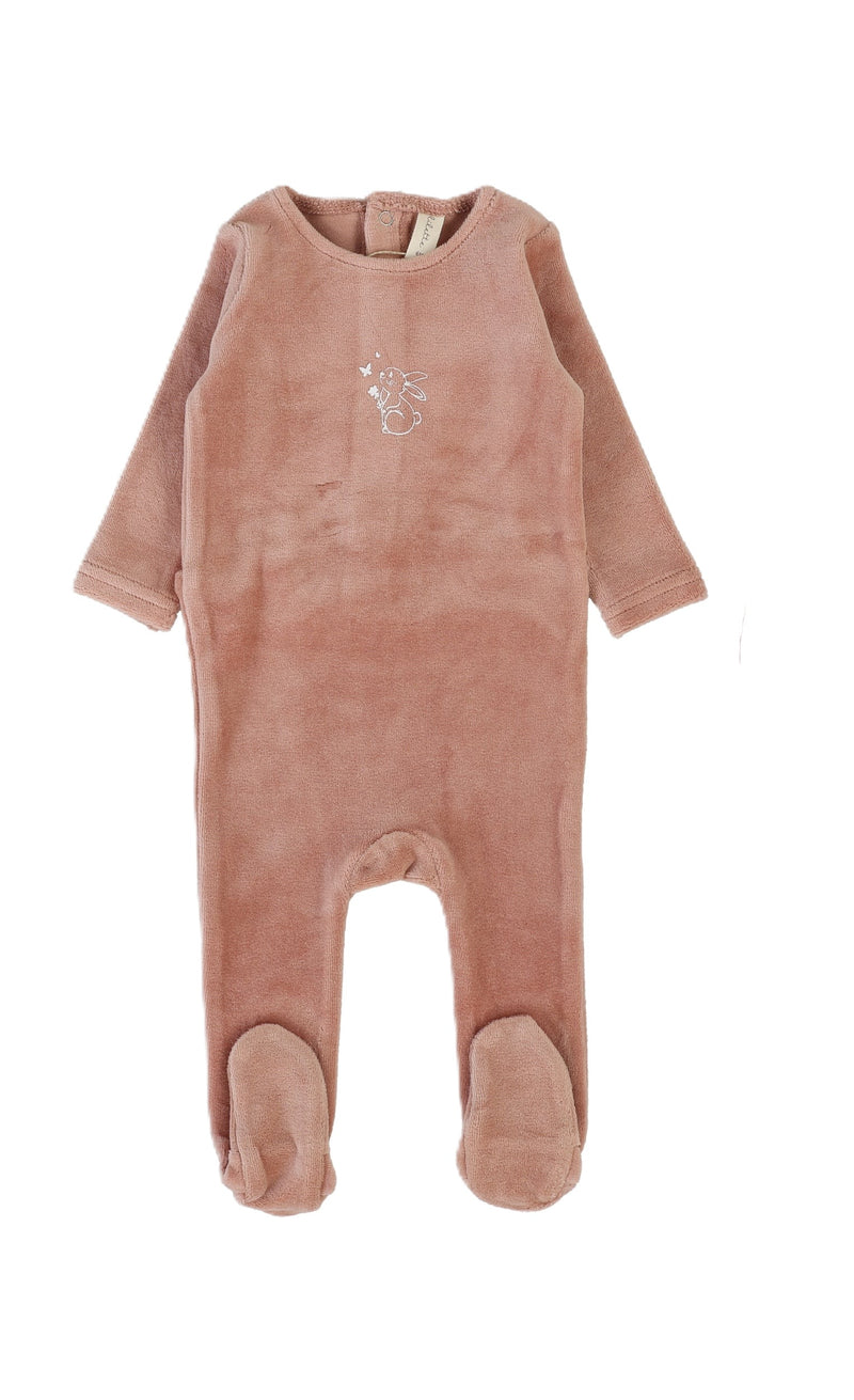 LILETTE VELOUR FOREST GRAPHIC FOOTIE