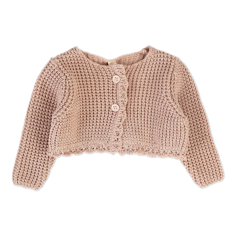 LILETTE CKS CHUNKY KNIT SHRUG + BONNET