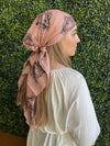 SCARF BAR CLASSIC PRETIED HEAD SCARF W VELVET GRIP
