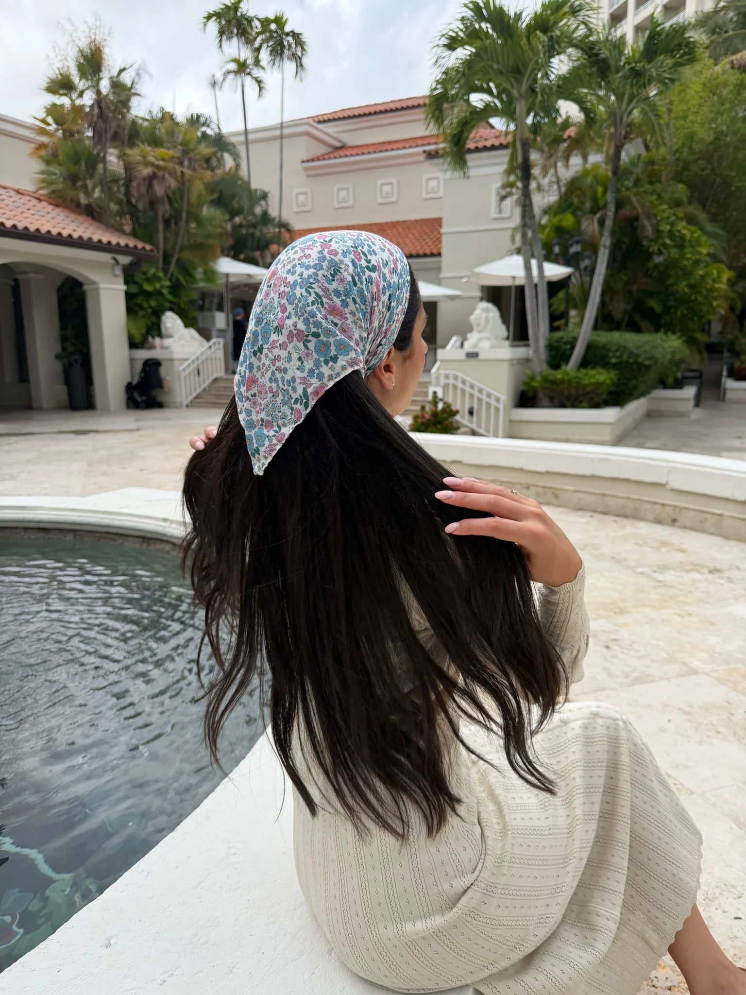 SCARF BAR SQUARE BANDANA (55x55)