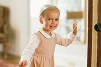 ANALOGIE TODDLER GIRLS BLOUSE + OVERALL 2PC SET