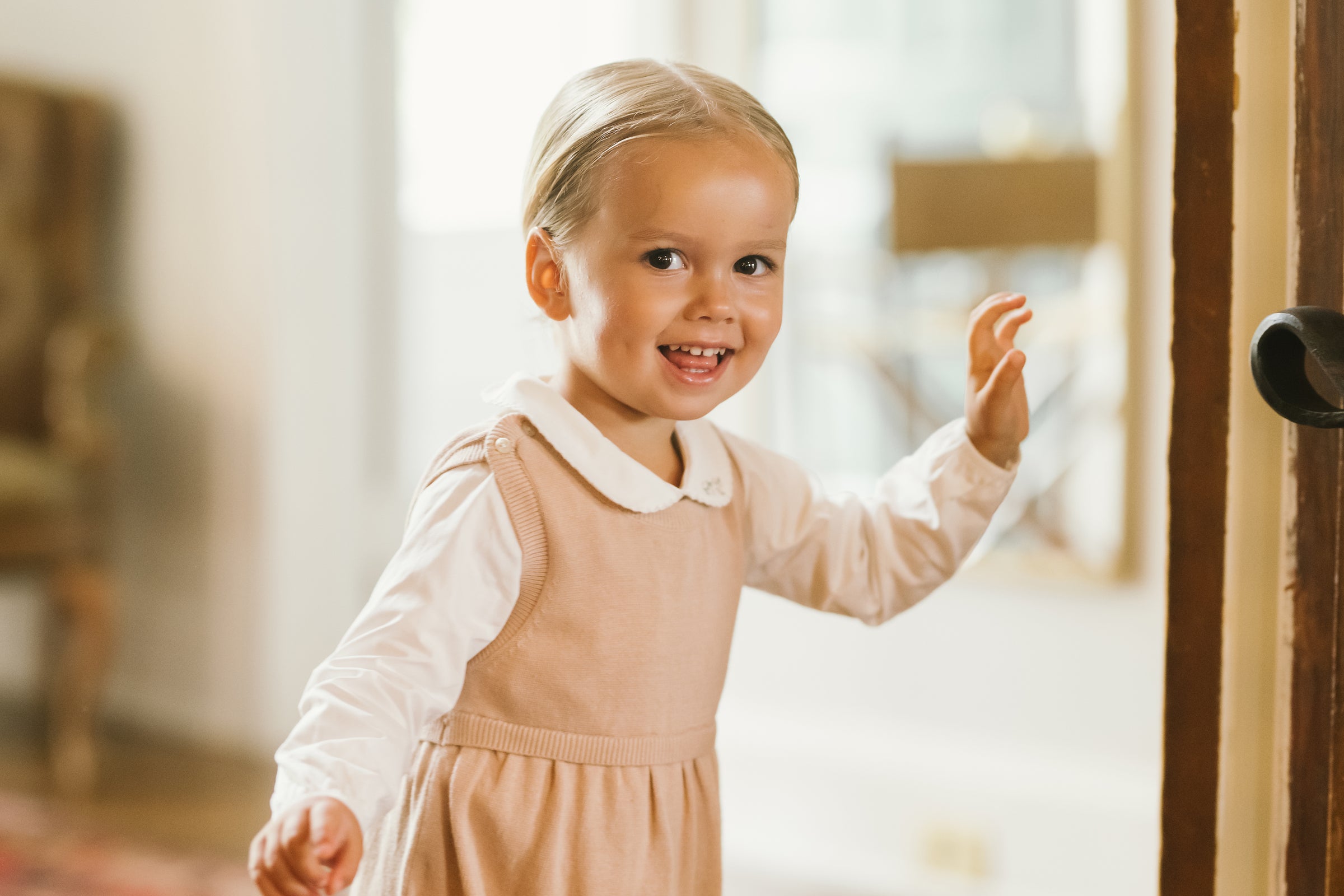 ANALOGIE TODDLER GIRLS BLOUSE + OVERALL 2PC SET