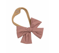 BANDEAU TAFFETA WINTER DRESSY BOW BAND