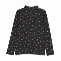 LIL LEGS PRINTED MOCKNECK