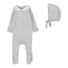 LILETTE EMBLEM EMBROIDERED FOOTIE + BEANIE