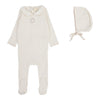 LILETTE EMBLEM EMBROIDERED FOOTIE + BEANIE