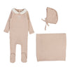 LILETTE EMBLEM EMBROIDERED 3PC LAYETTE SET