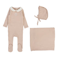 LILETTE EMBLEM EMBROIDERED 3PC LAYETTE SET