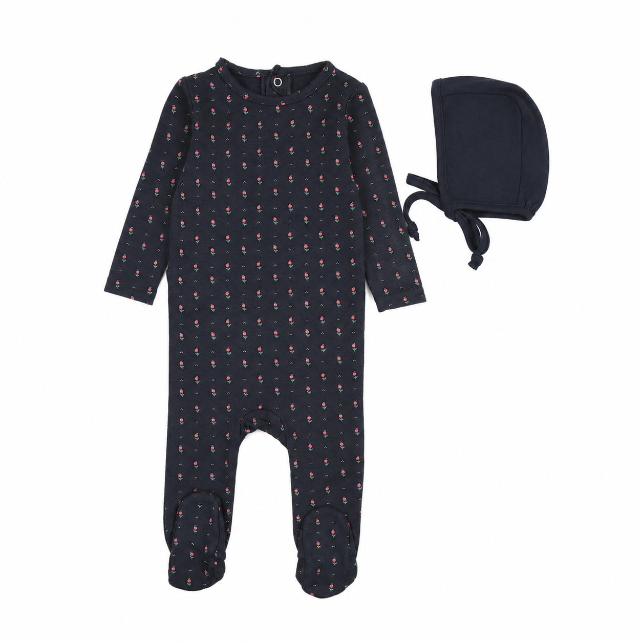 ANALOGIE SWEET CAMPAIGN GIRLS FOOTIE + BEANIE SET
