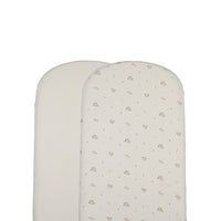 LILETTE ROSEBUD 2PK BASSINET SHEET