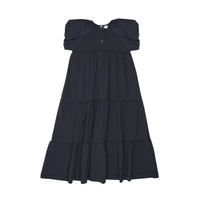 LIL LEGS PUFF SS SLEEVE MAXI