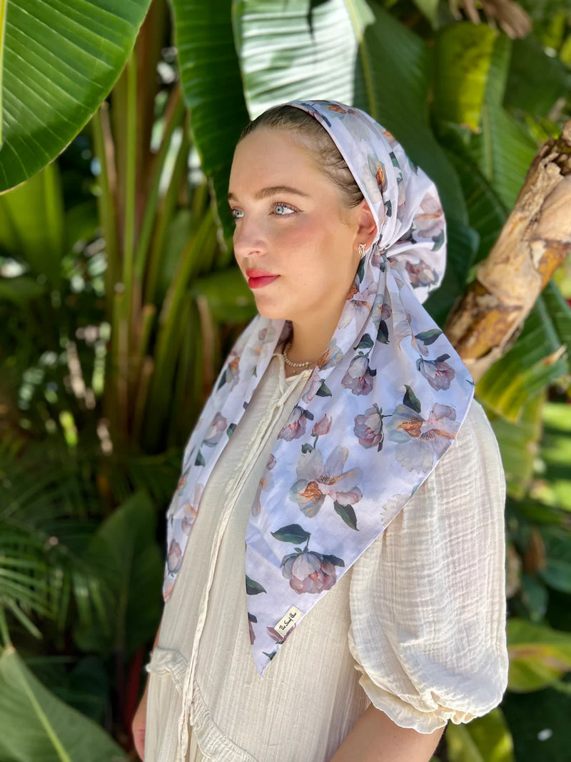 SCARF BAR CLASSIC PRETIED HEAD SCARF W VELVET GRIP