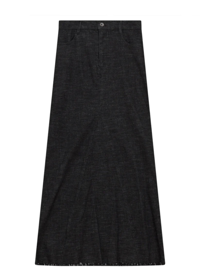 GINGER STRETCH DENIM SKIRT W INSERT SB3CP4805