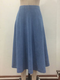 42371 KIKI RIKI JEAN MIDI PANEL SKIRT