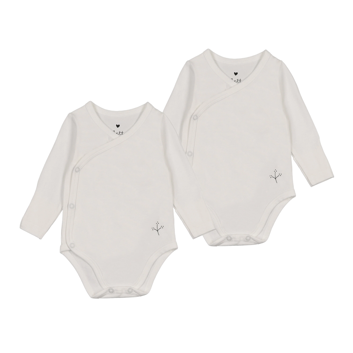 LILETTE BABY LONG SLEEVE UNDERSHIRT 2PK