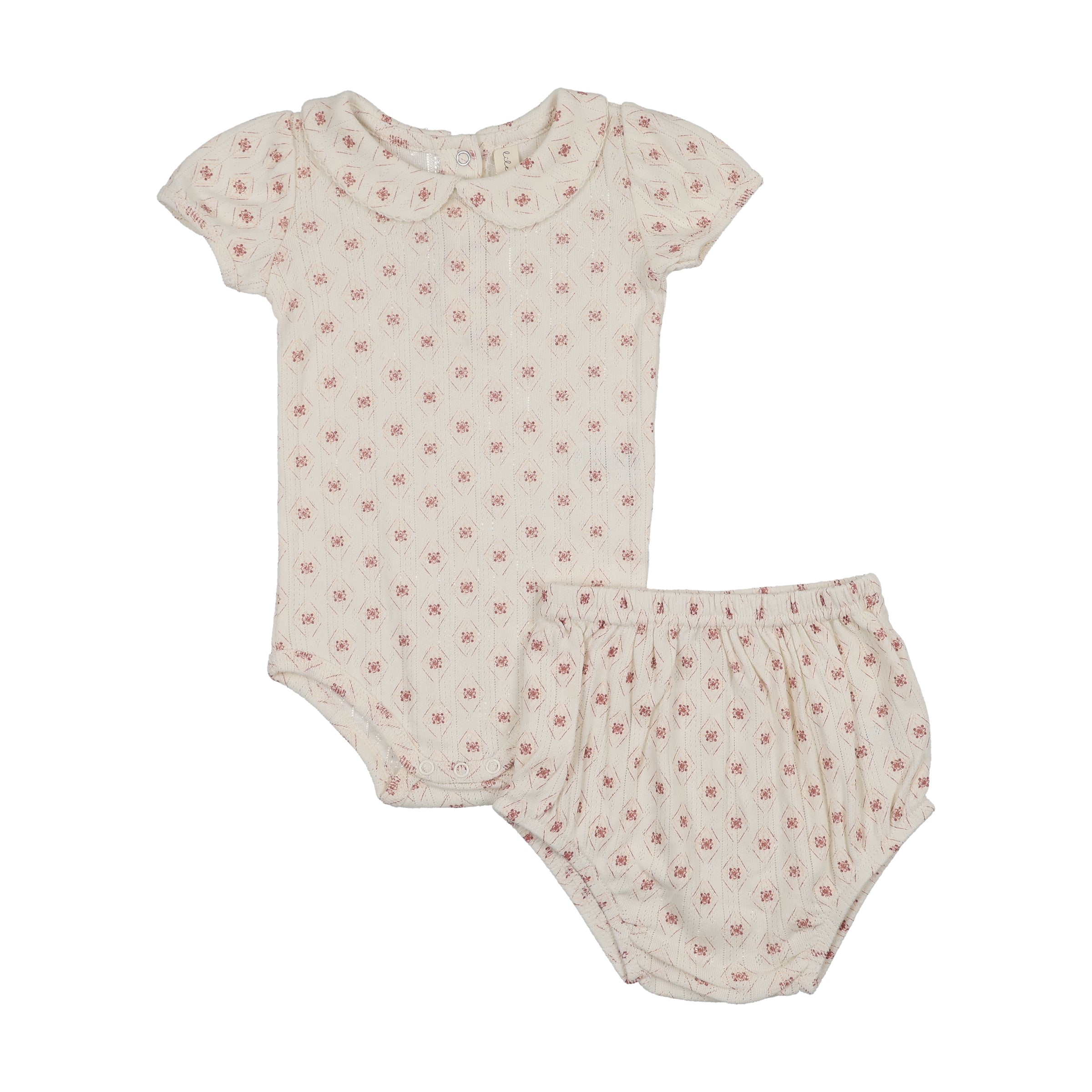 LILETTE GEO FLORAL PRINT 2PC SET