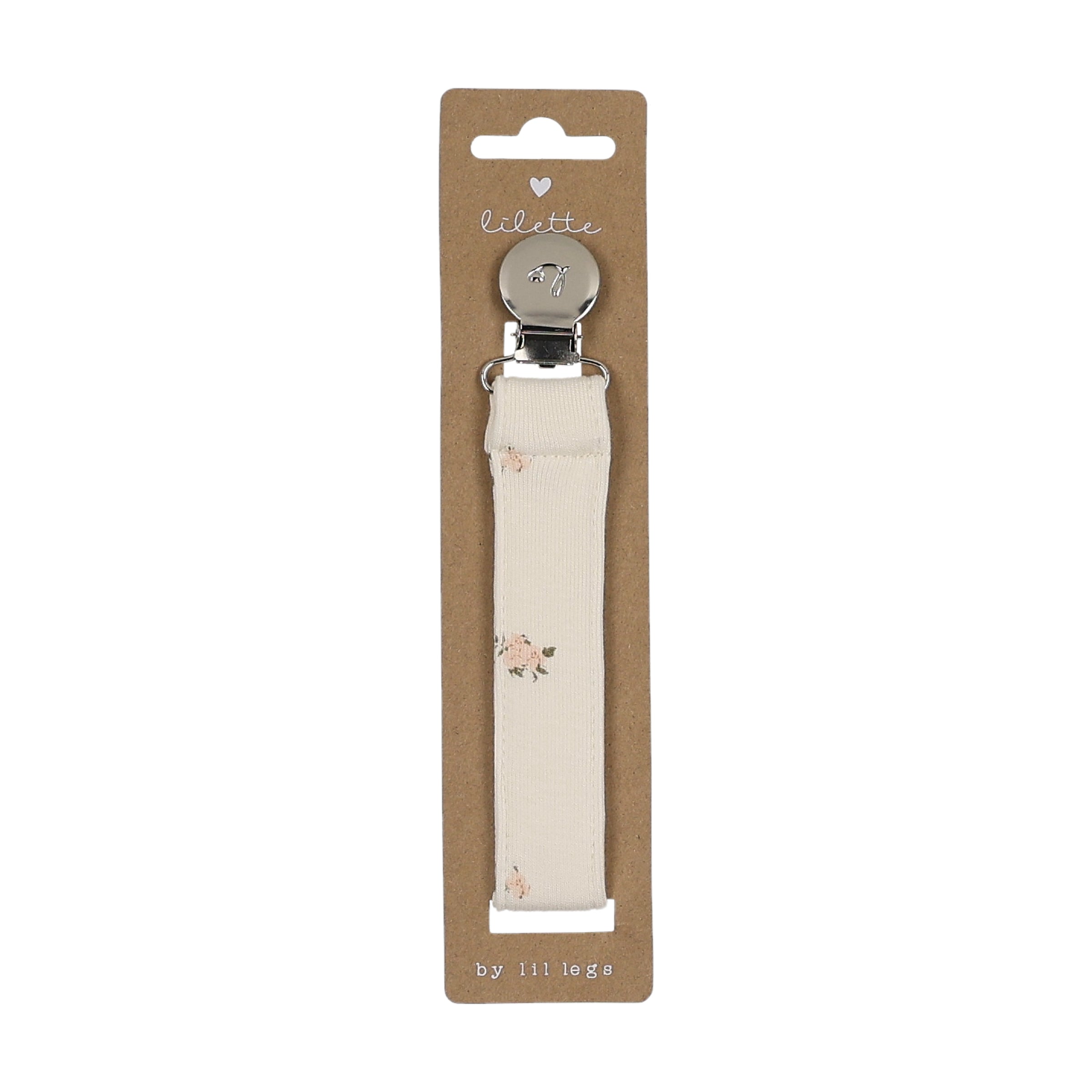 LILETTE ROSEBUD PACIFIER CLIP
