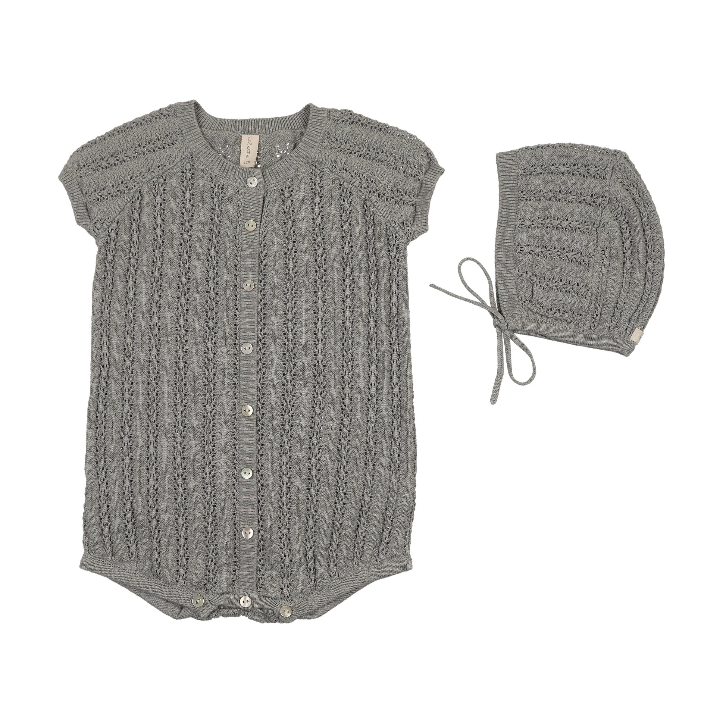 LILETTE CROCHET KNIT BOYS ROMPER