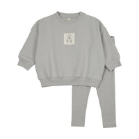 LILETTE GRAPHIC TAG SWEATSHIRT 2PC SET