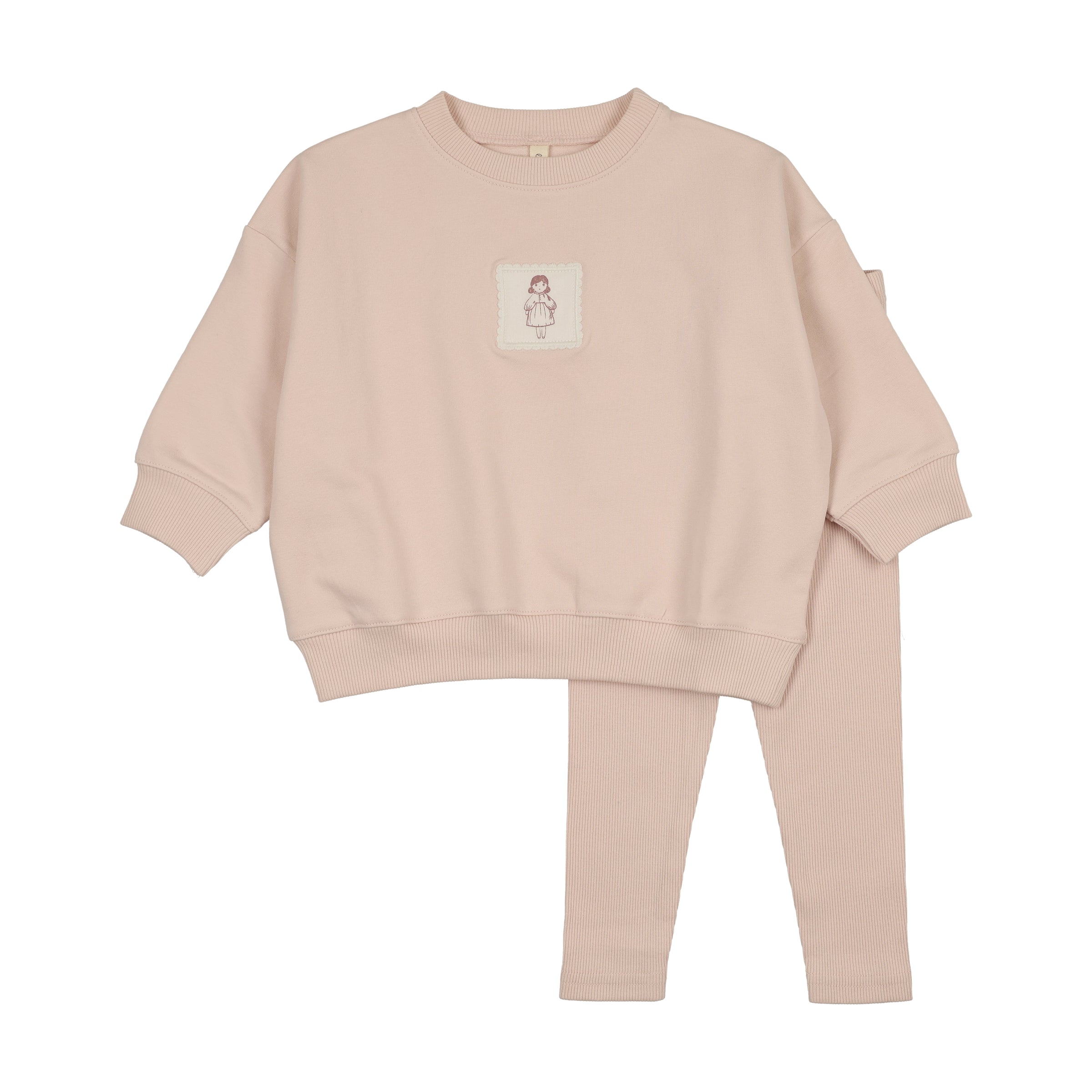 LILETTE GRAPHIC TAG SWEATSHIRT 2PC SET