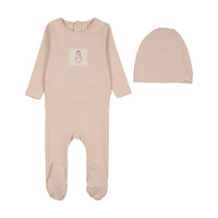 LILETTE GRAPHIC TAG FOOTIE + BEANIE SET