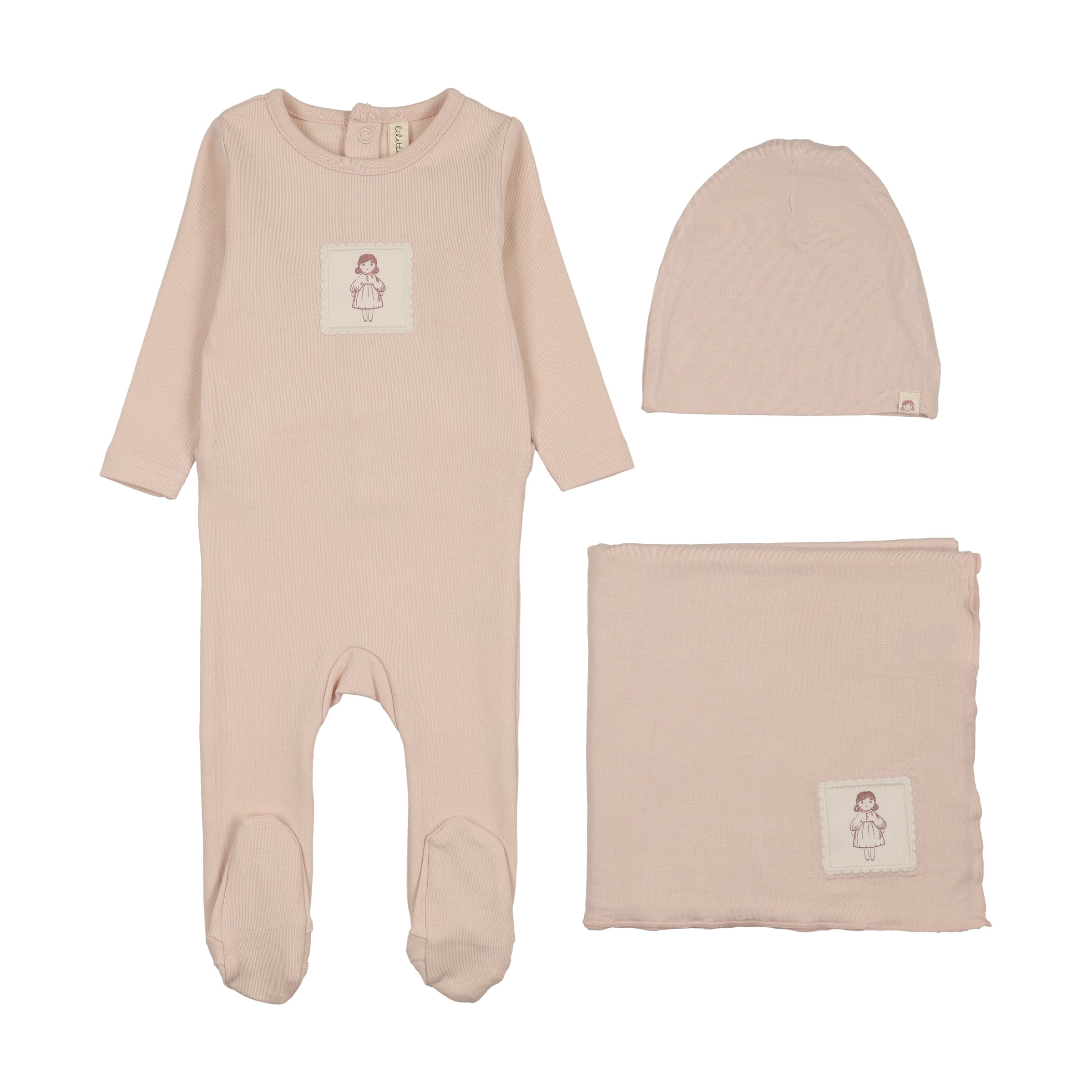 LILETTE GRAPHIC TAG LAYETTE 3PC SET
