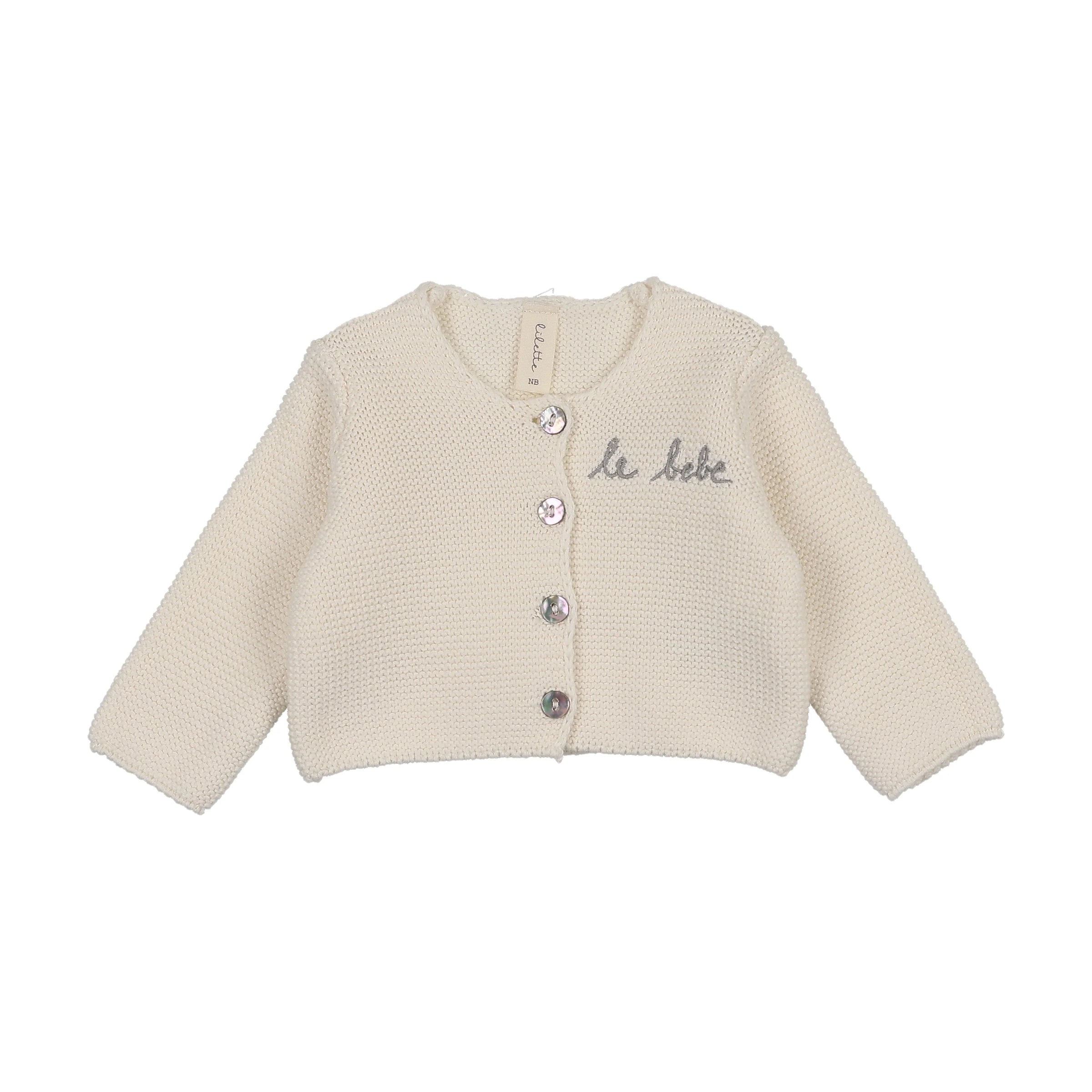 LILETTE LE BEBE KNIT CARDIGAN