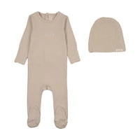 LILETTE TAKE ME HOME BEBE FOOTIE + BONNET SET