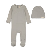 LILETTE TAKE ME HOME BEBE FOOTIE + BONNET SET