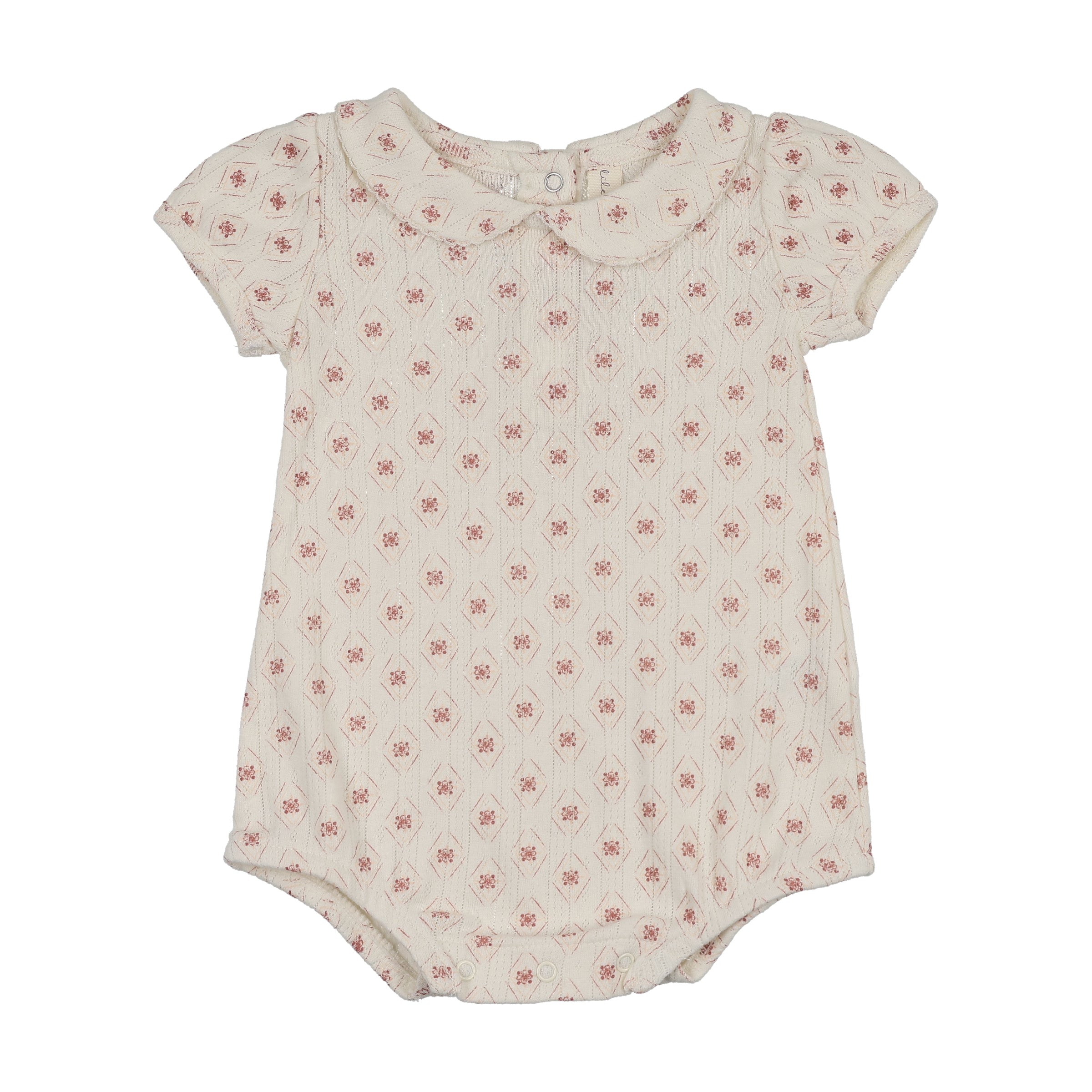 LILETTE GEO FLORAL PRINT ONESIE