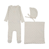 LILETTE FLORET PRINT LAYETTE 3PC SET
