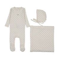LILETTE FLORET PRINT LAYETTE 3PC SET