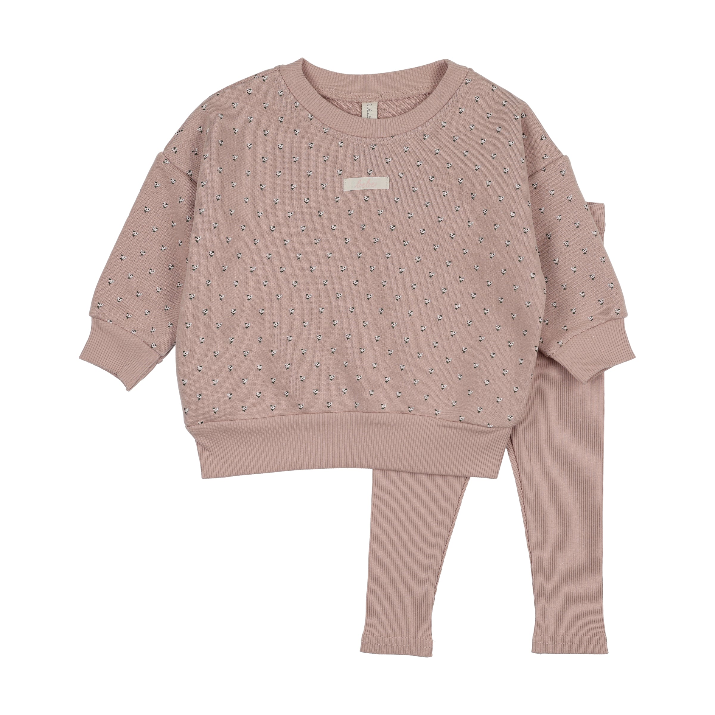 LILETTE FLORET PRINT SWEATSHIRT 2PC SET