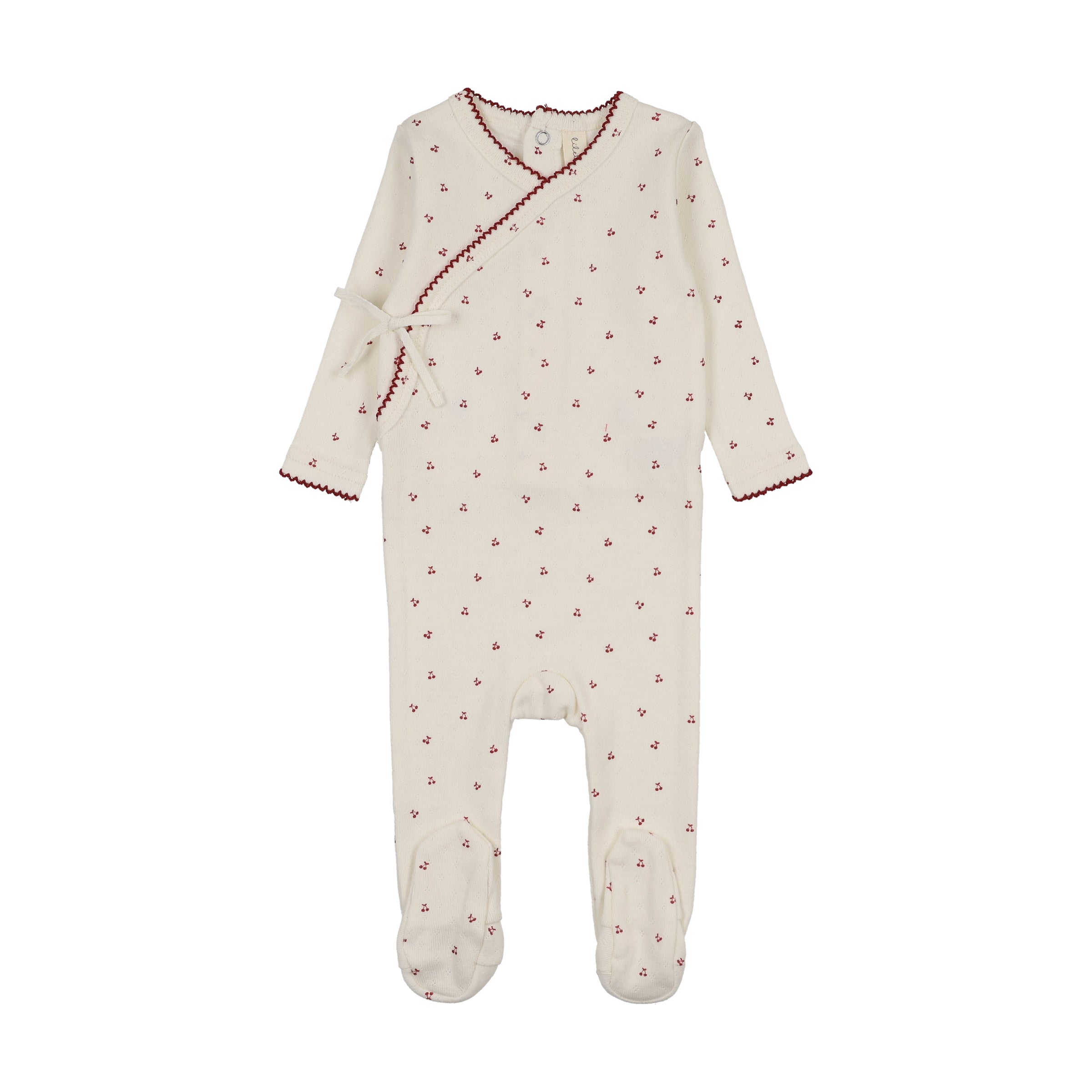 LILETTE CHERRY SCALLOP FOOTIE