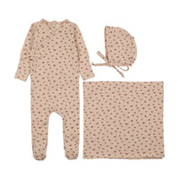 LILETTE PRINT WRAPOVER LAYETTE 3PC SET