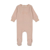 ANALOGIE VELOUR STRIPE FOOTIE