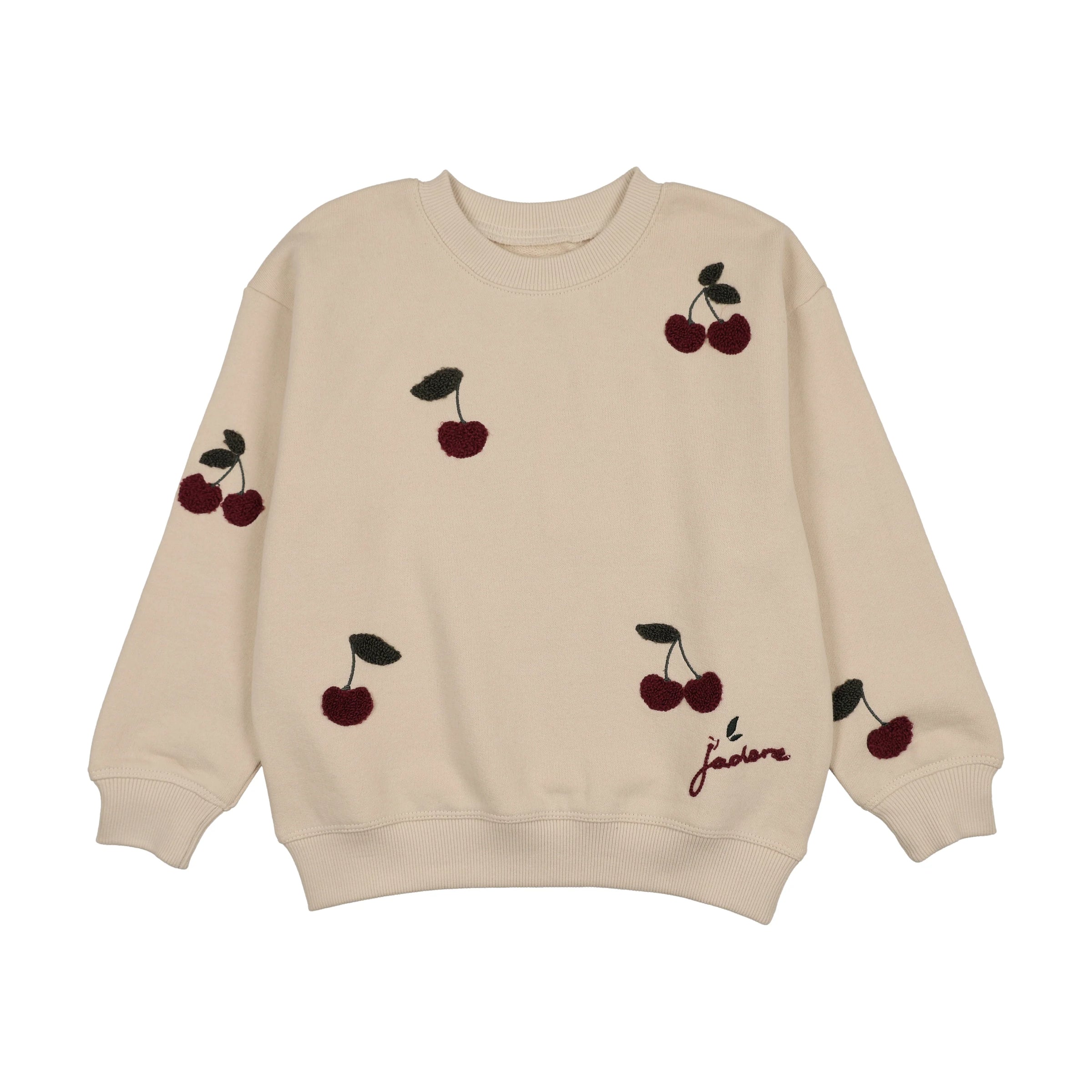 ANALOGIE CHERRY PATCH SWEATSHIRT